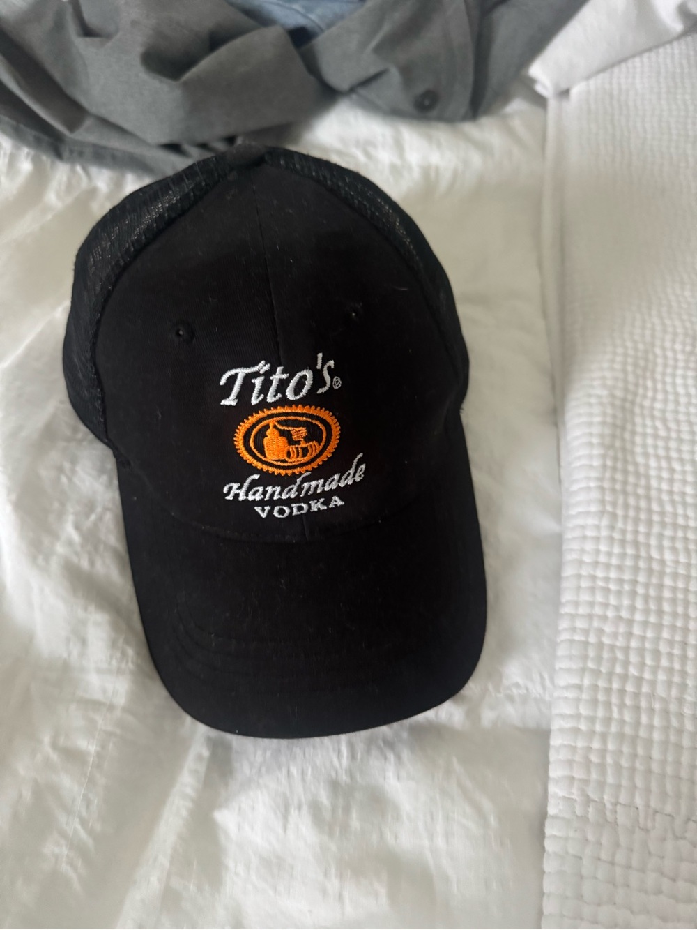 Titos Vodka Black Trucker Cap